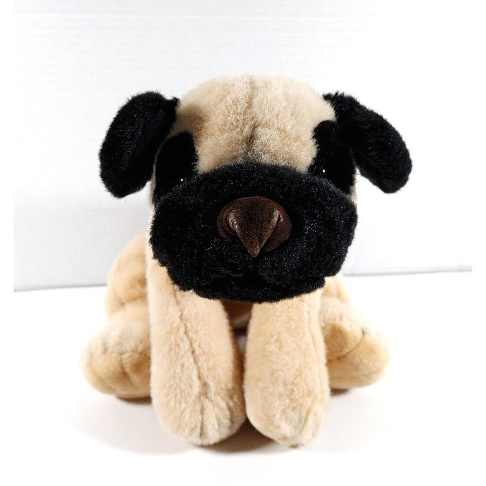Poncho Dog Plush Russ Berrie Tan Black  Stuffed Animal Toy 20”